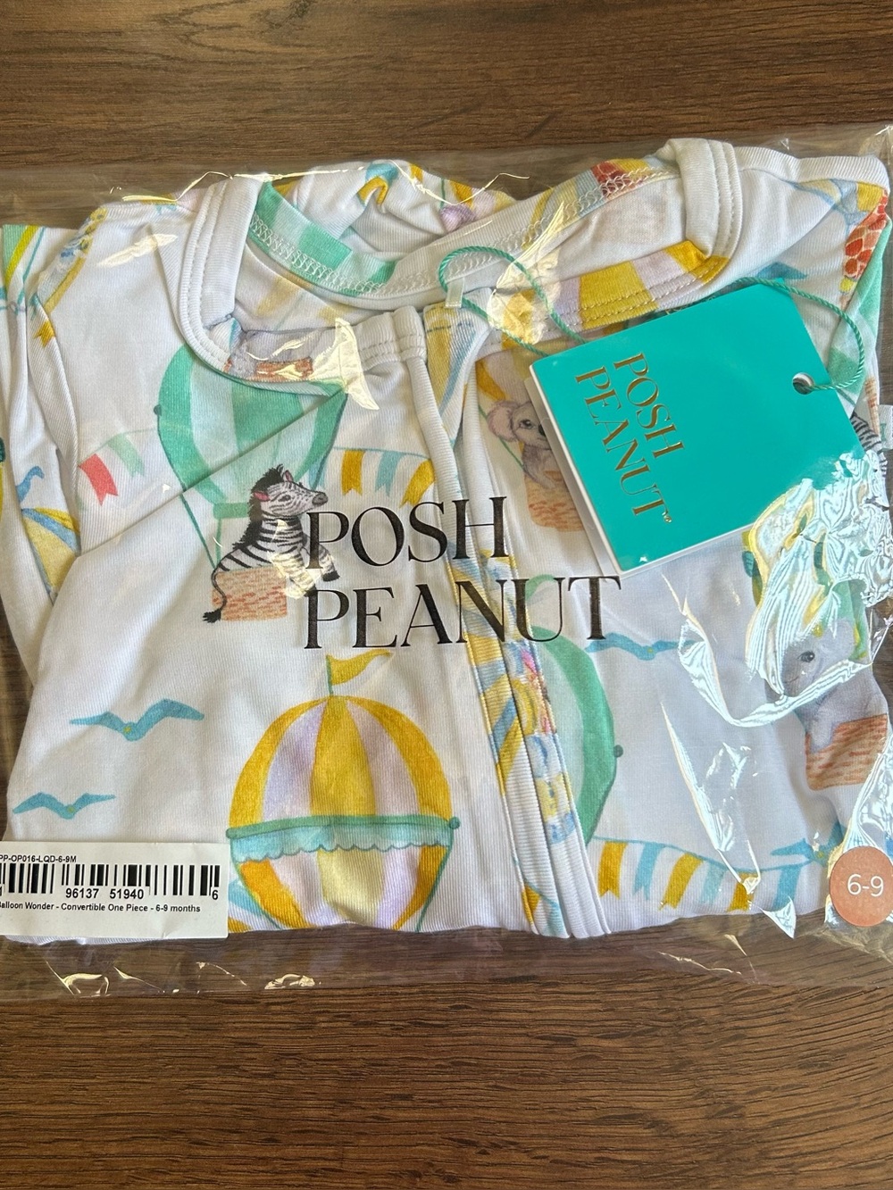 Posh Peanut Balloon Wonder Convertible One Piece 6-9m